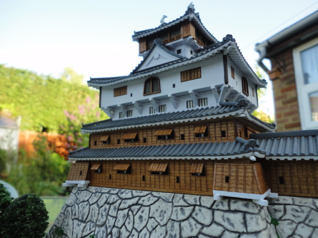 Image of the Iwakuni Castle scale model, as part of a blog about the ModelSpace October scale modeller of the month - Ian Ratliff.