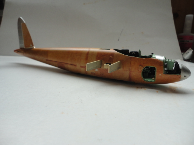 Image of the Tamiya 1:48 Mosquito scale model plane, as part of a blog about the ModelSpace October scale modeller of the month - Ian Ratliff.