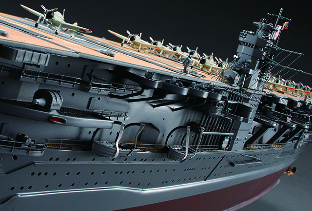 Image of the ModelSpace 1:250 IJN Akagi scale model, included in a blog about the history of battleships prior to being defeated by aerial attacks.