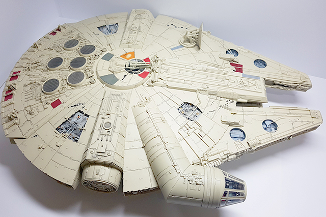 Model space top millennium falcon
