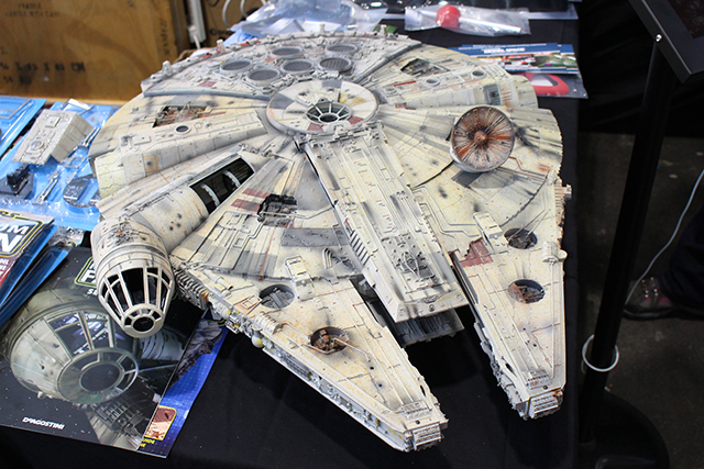 Image of the De Agostini ModelSpace 1:1 Millennium Falcon scale model, as part of a blog about how to create a historically accurate scale model.
