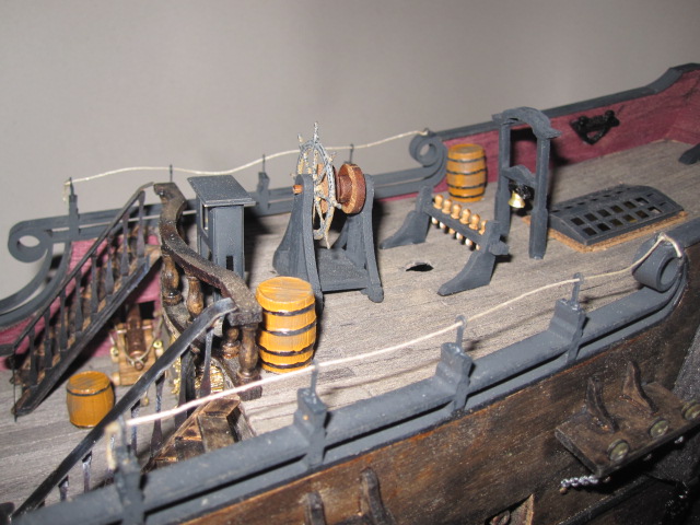 Image of the Black Pearl scale model pirate ship, as part of a blog about the ModelSpace June scale modeller of the month - Bernd Peppmeier.