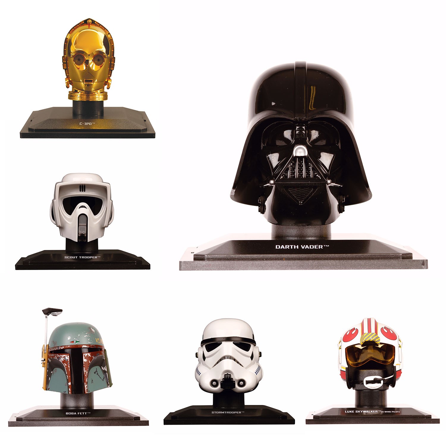 Star Wars Helmets Collection 15 Models ModelSpace