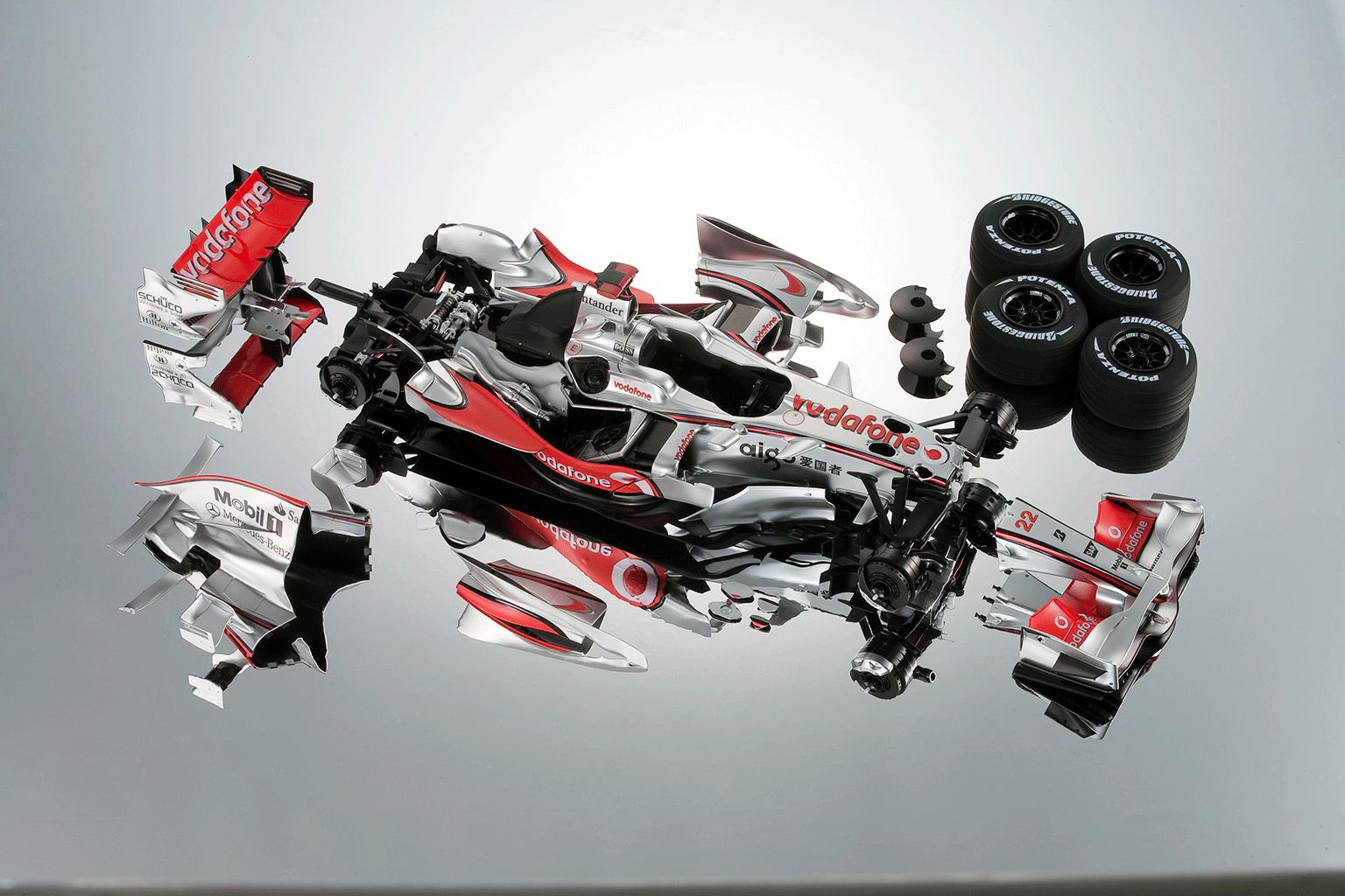 Mclaren Mp4 23 Model Car 1 8 Scale De Agostini Modelspace