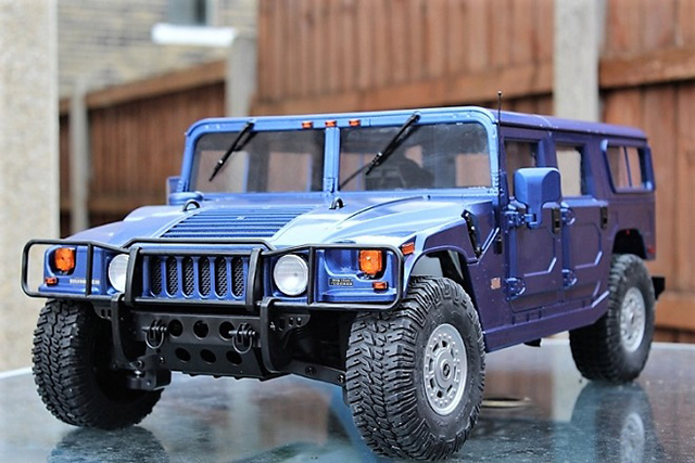 Image of the DeAgostini ModelSpace Hummer H1, as part of a blog about the ModelSpace February scale modeller of the month - Alan Crofts.