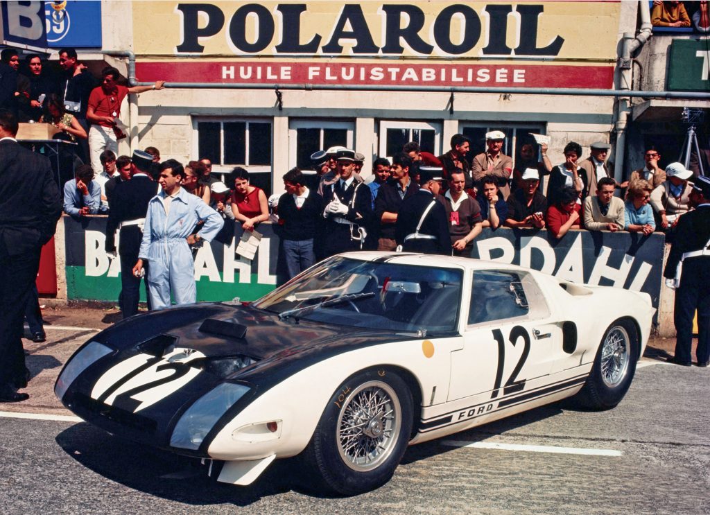 Archive photo of the Ford GT at Le Mans, as part of a blog about the Ford GT's facts and history.