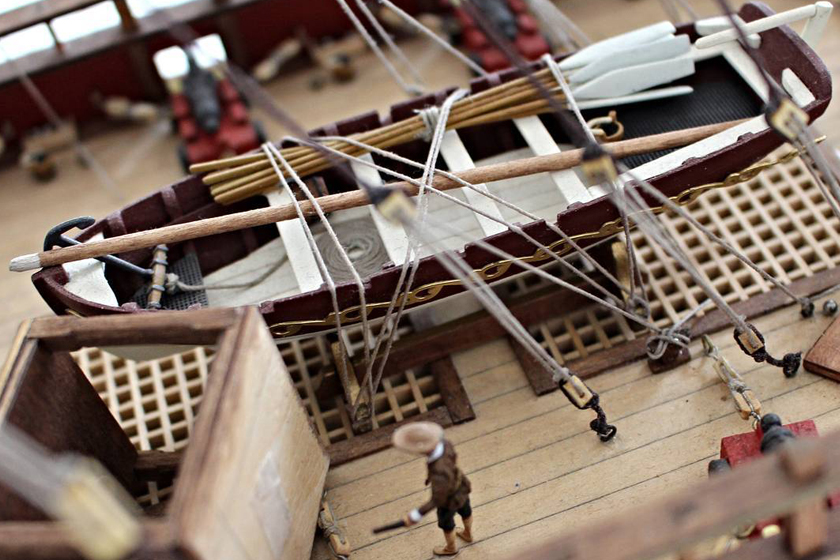 Image of the ModelSpace 1:84 Sovereign of the Seas model, as part of a blog about how to build scale model ships.
