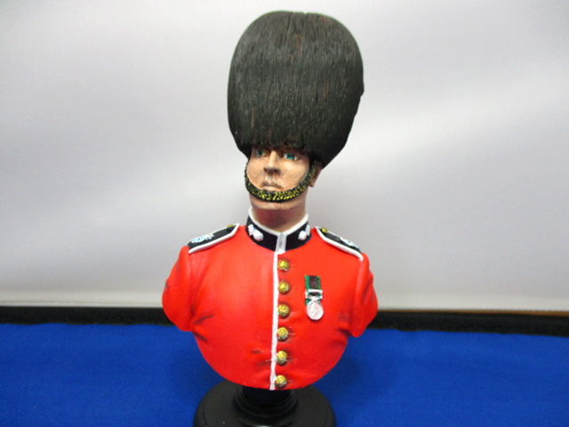 Image of Grenadier Guard model as part of a blog about the ModelSpace May scale modeller of the month - Ian Smith.