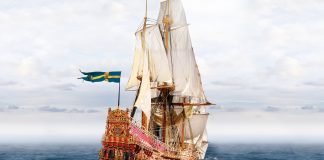 Image of the Vasa ship, for a blog about this famous Swedish warship.