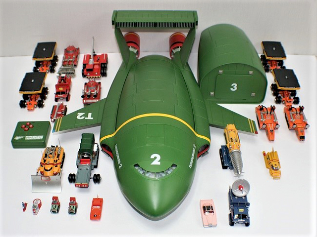 Image of the DeAgostini Thunderbird 2 model as part of a blog about the ModelSpace June scale modeller of the month - Derek Williams.