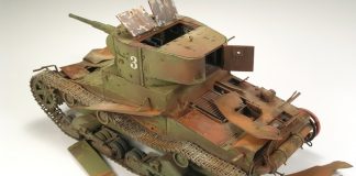 Image of weathered tank scale model, as the cover image for a guide blog about weathering scale models.