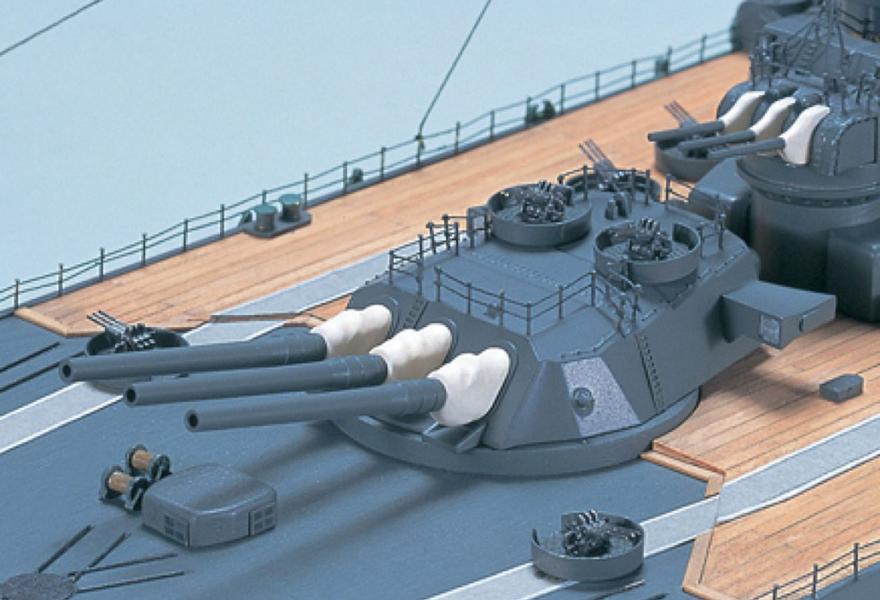 Image of the ModelSpace 1:250 scale Battleship Yamato, as part of a blog about the Yamato's history and facts.