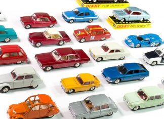 Image of DeAgostini ModelSpace Dinky Toys diecast model cars, as part of a blog about our best diecast models.