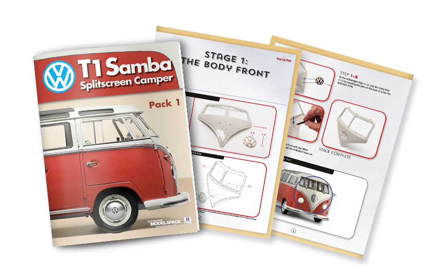 Fronte//Rosso VW Collection Volkswagen Hippie Bus T1 Camper Van Sacco a Pelo