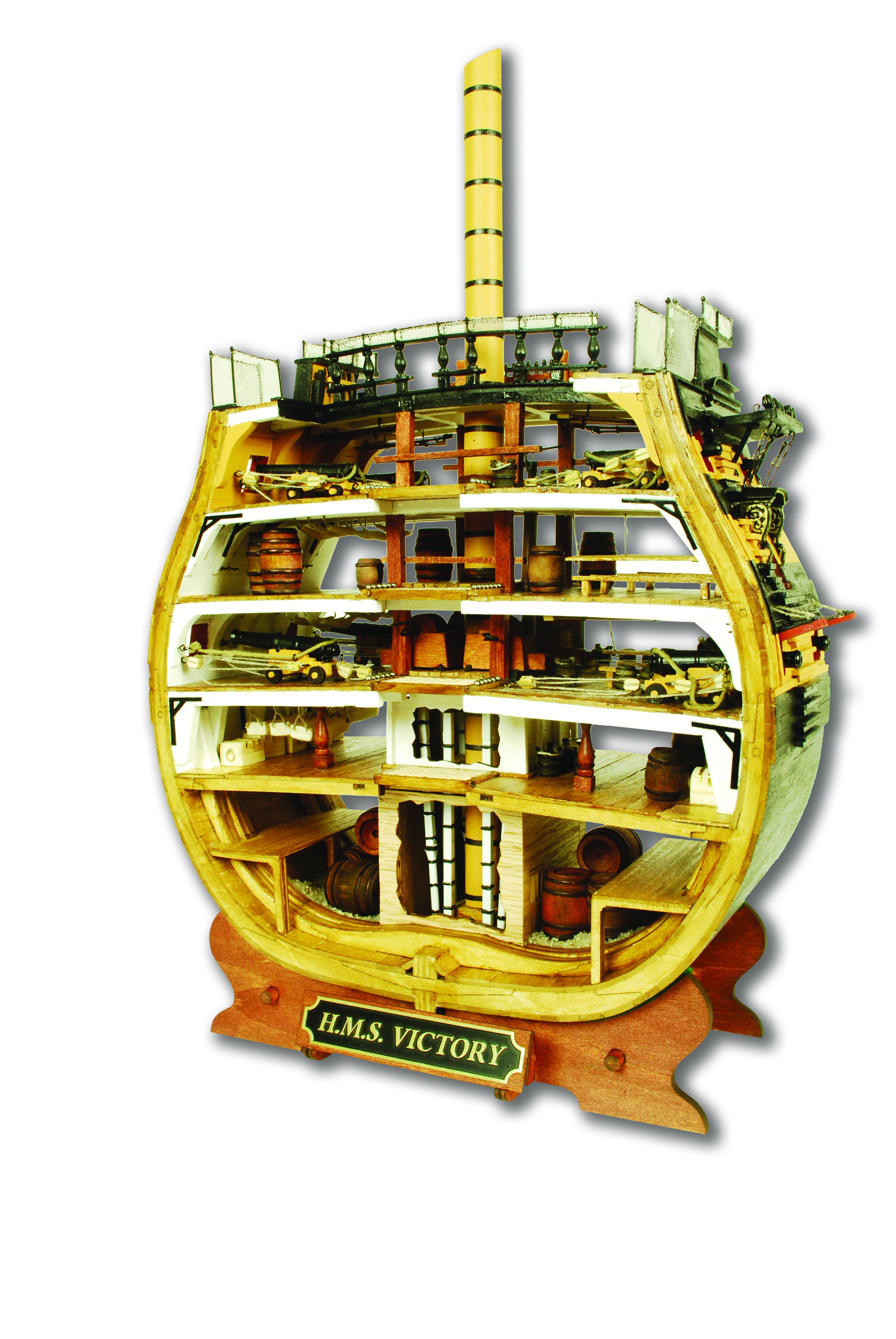 HMS Victory Cross-Section 1:72 Model Full Kit ModelSpace