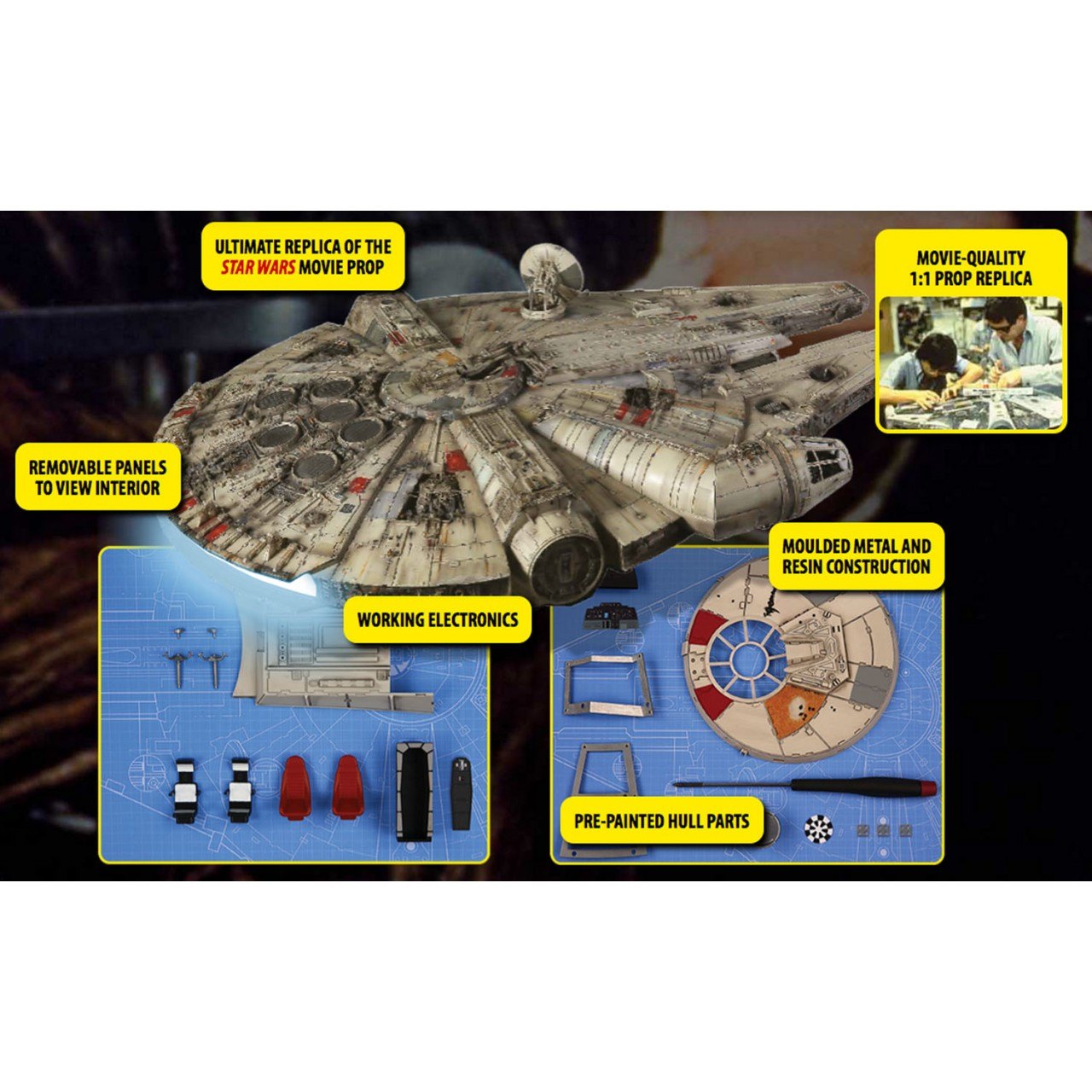 Build The Millennium Falcon Model De Agostini ModelSpace