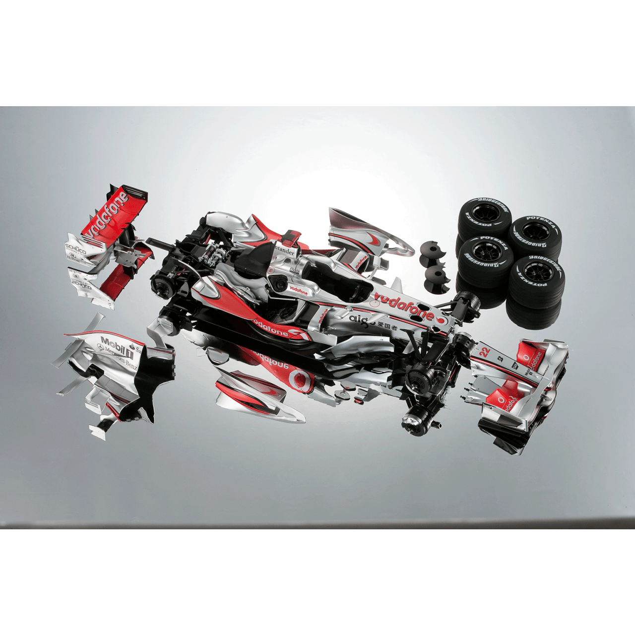 Mclaren Mp4 23 1 8 Model Race Car Full Kit Modelspace