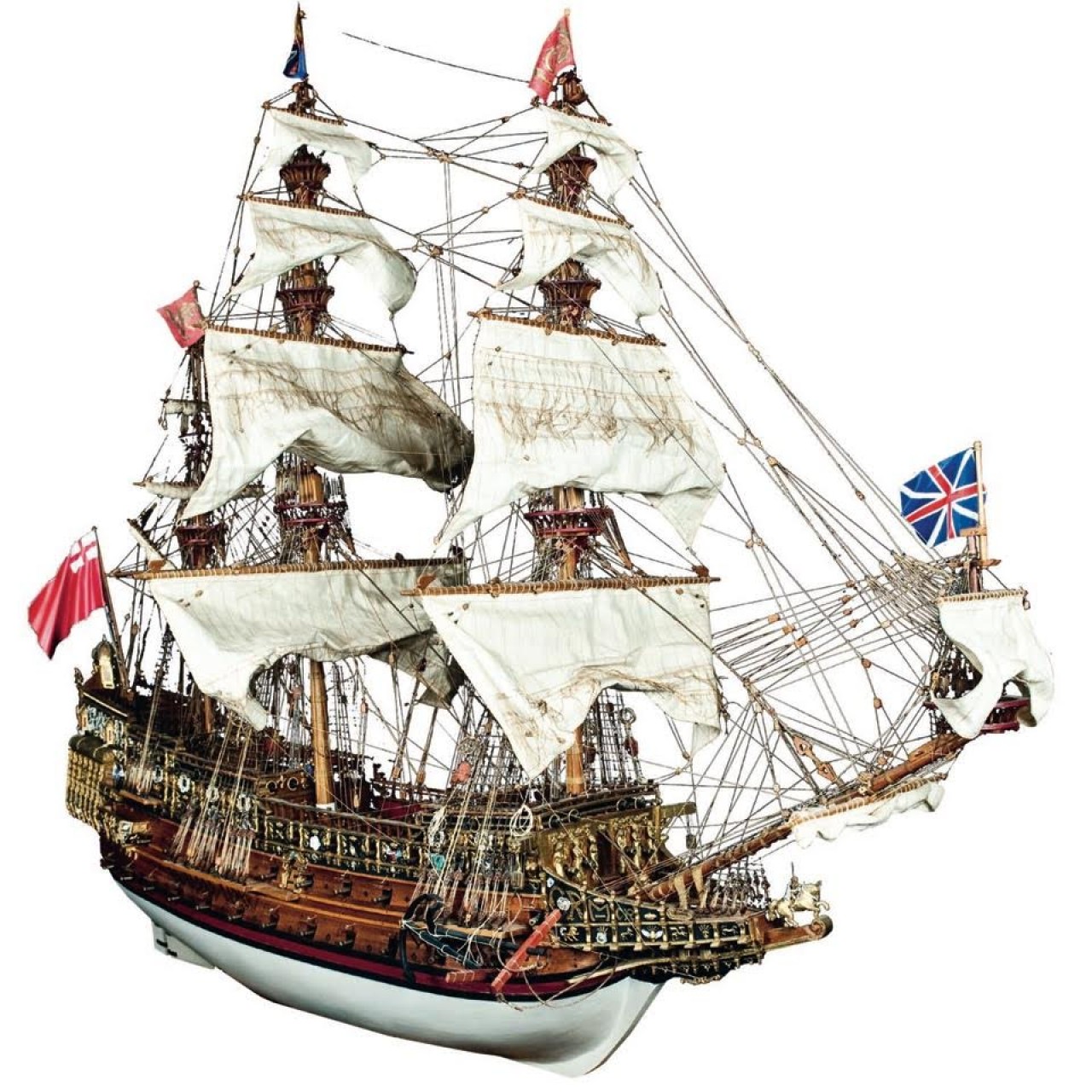 HMS Sovereign of the Seas 1:84 Model Ship Full Kit 