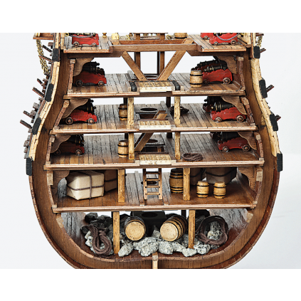 Santisima Trinidad scale model