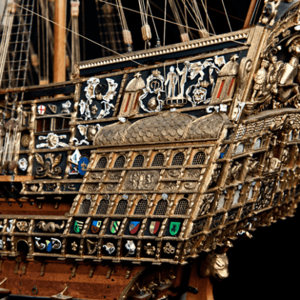 Build the Sovereign of the Seas - 1:84 wooden scale model of the original vessel