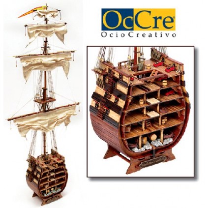 Santisima Trinidad scale model