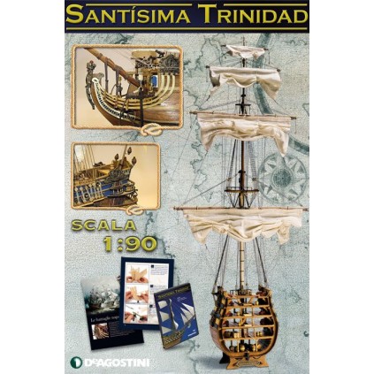 Santisima Trinidad scale model