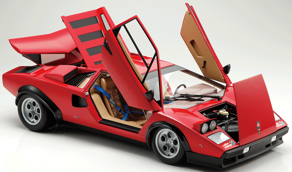Build The Lamborghini Countach Lp500s 1 8 Car Scale