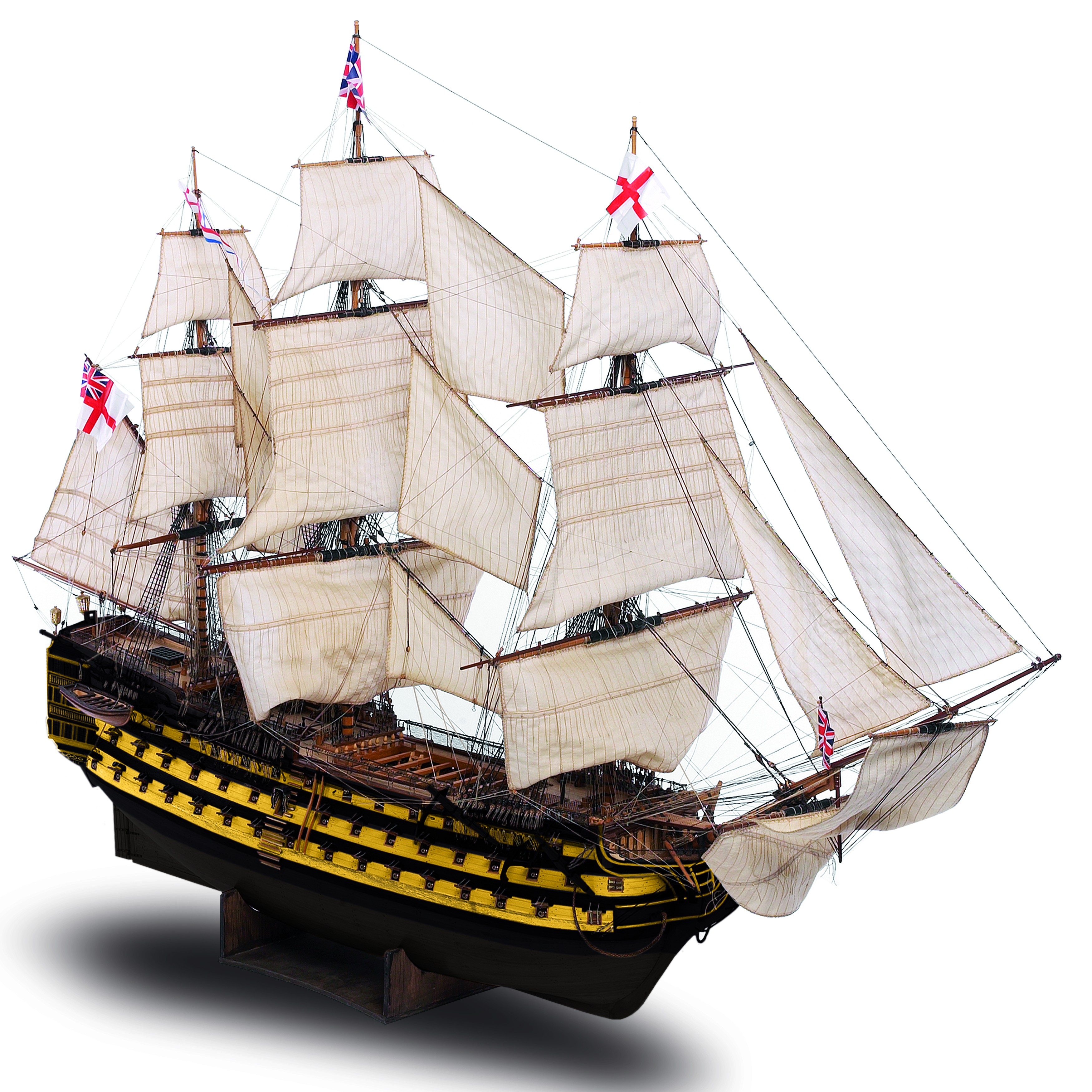 HMS Victory Model Sailing Ship 1:84 Scale Full Kit ...