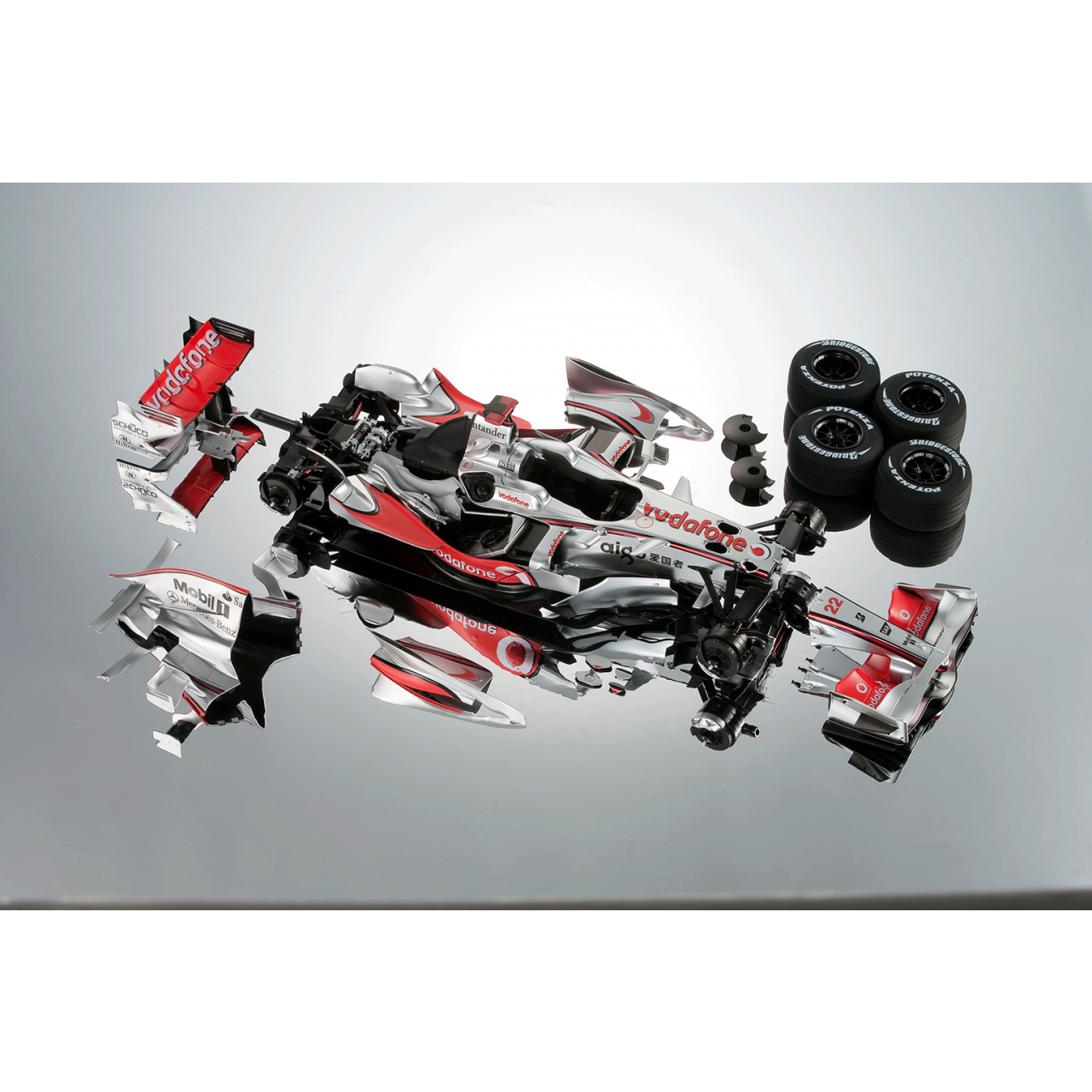 Mclaren Mp4 23 Model Car 1 8 Scale De Agostini Modelspace