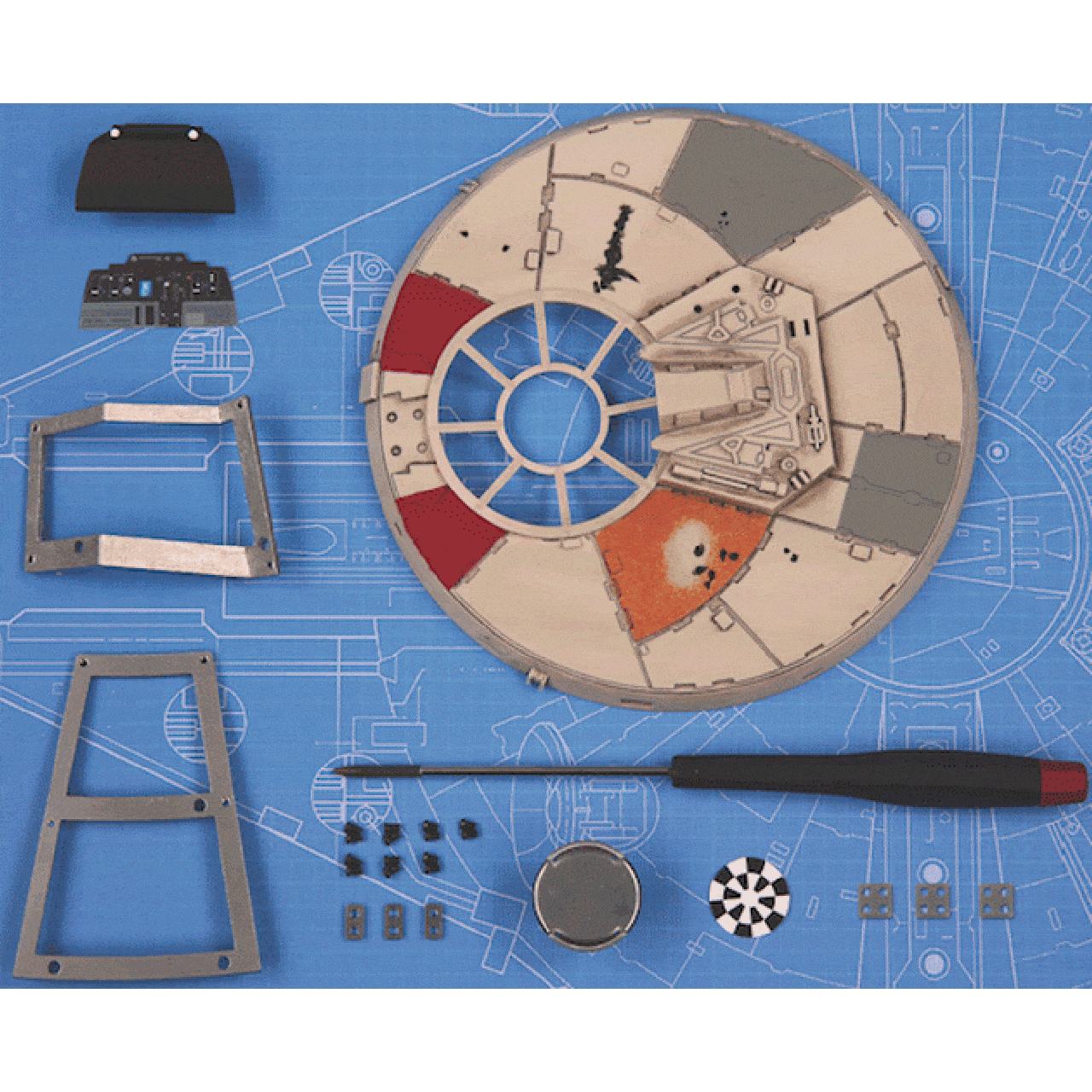 Build Star Wars Millennium Falcon Model Modelspace
