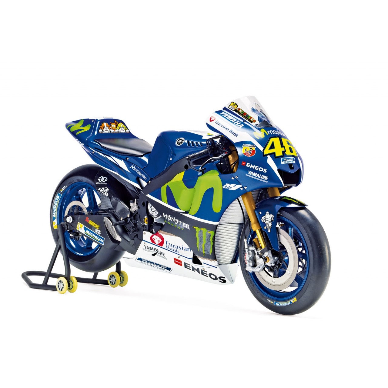 Build Valentino Rossi S Yamaha Yzr M1 Bike 1 4 Model Valentino Rossis Yamaha Yzr M1 1 4 Modell