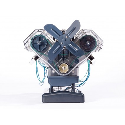 V8-Motor Komplett-Bausatz - Inklusive reich bebildertem Handbuch!