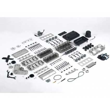 V8-Motor Komplett-Bausatz - Über 250 Bauteile