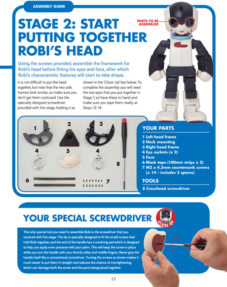 Own Robi Build your own Robi Robot | De Agostini | ModelSpace