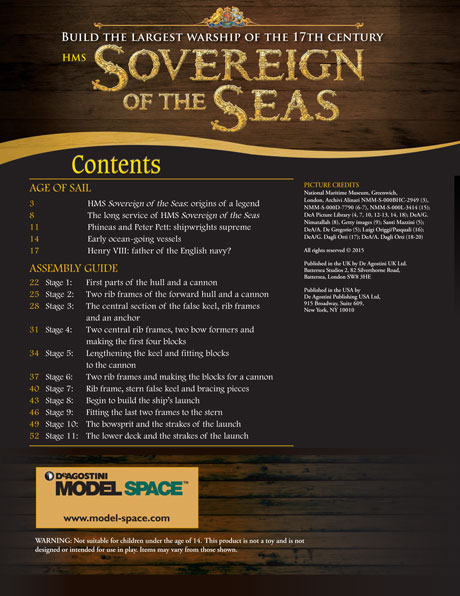 Sovereign of the Seas - Cover Sovereign of the Seas - Page 1