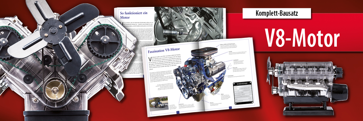 V8-Motor Bausatz