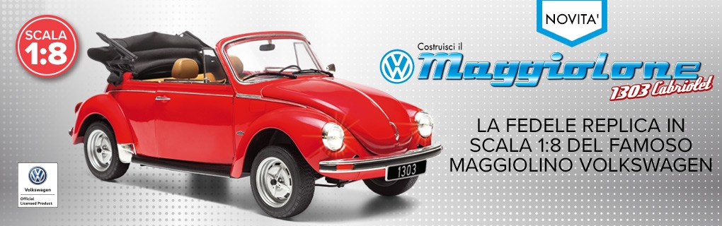 Costruisci il VW Maggiolino Cabriolet 1303 - presto disponibile Costruisci il VW Maggiolino Cabriolet 1303 - presto disponibile